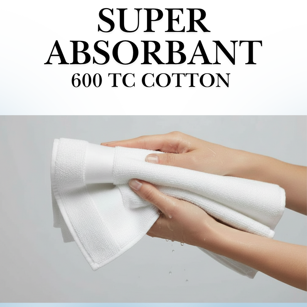 Luxury 100% Cotton Body Towel 2 pc Set