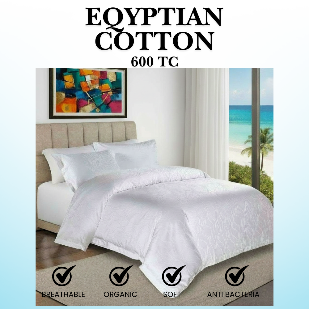 600 Thread Count Egyptian Cotton Bedding Set
