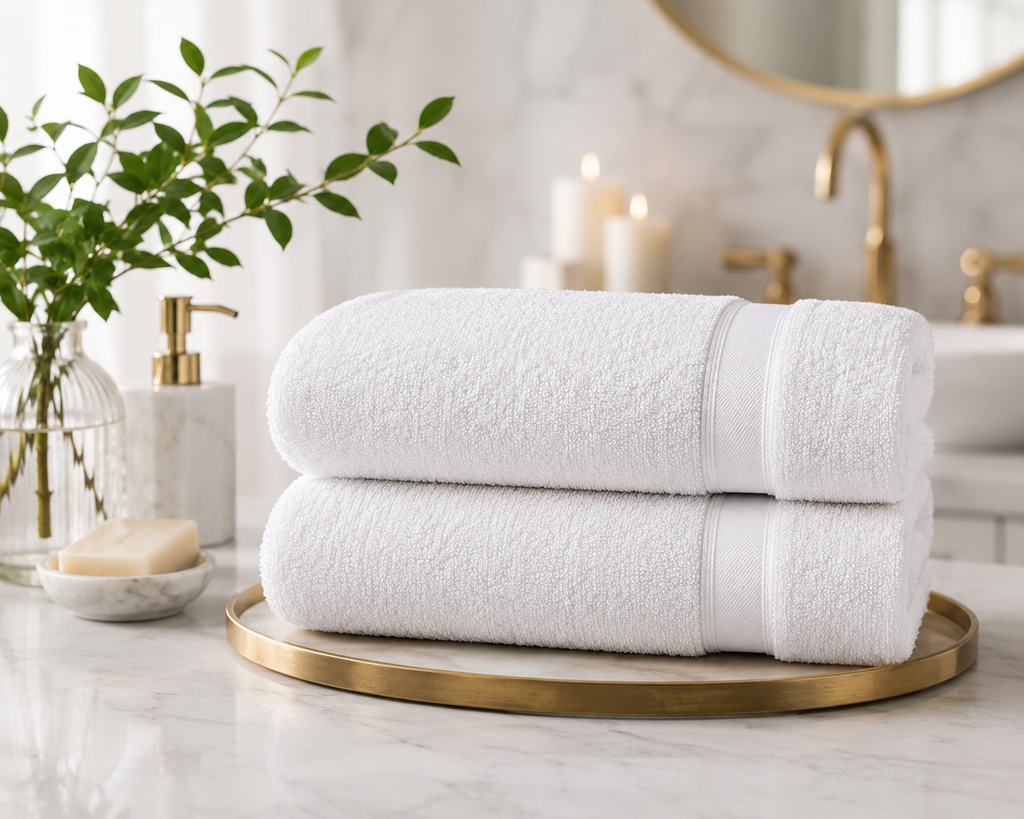 Luxury 100% Cotton Body Towel 2 pc Set