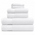 Luxury 100% Cotton Towel Set – 2 Face Towels, 2 Hand Towels, 2 Body Towels (White, 600 GSM)